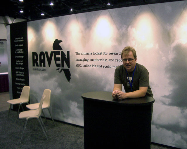Scott Holdren at Raven Booth at PubCon