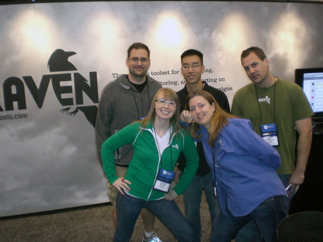 Team Raven at the Booth